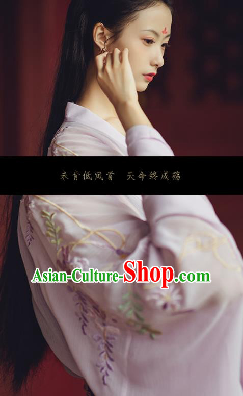 Chinese Ancient Young Lady Garment Historical Costumes Traditional Tang Dynasty Hanfu Dress