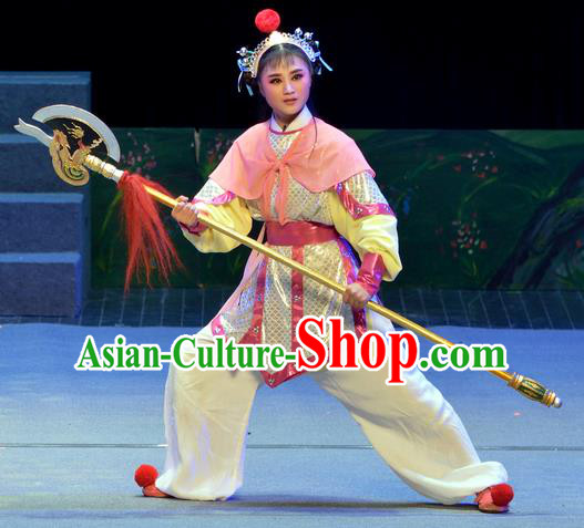Chinese Yue Opera Wa Wa Sheng Apparels Pi Shan Jiu Mu Shaoxing Opera Costumes Young Boy Liu Chenxiang Garment and Headwear
