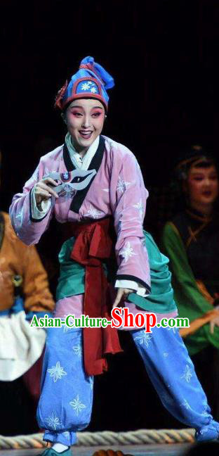 Yu Tian Xian Chinese Huangmei Opera Xiaosheng Costumes and Headwear An Hui Opera Apparels Young Man Clothing