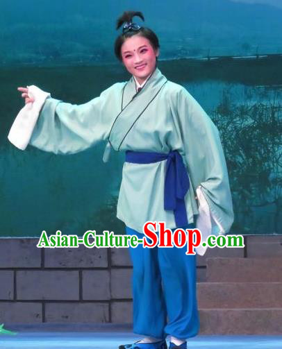 Bao Gong San Kan Butterfly Dream Chinese Ping Opera Wa Wa Sheng Costumes and Headwear Pingju Opera Apparels Young Boy Clothing
