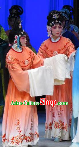 Chinese Ping Opera Xie Yaohuan Court Maid Apparels Costumes and Headpieces Traditional Pingju Opera Xiaodan Dress Garment
