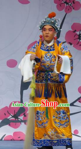 Xue Yu Bing Shuang Chinese Ping Opera Costumes and Headwear Pingju Opera Court Eunuch Apparels Clothing