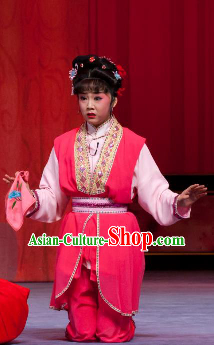 Chinese Ping Opera Young Lady Fei Jie Apparels Costumes and Headpieces Traditional Pingju Opera Xiaodan Dress Diva Garment