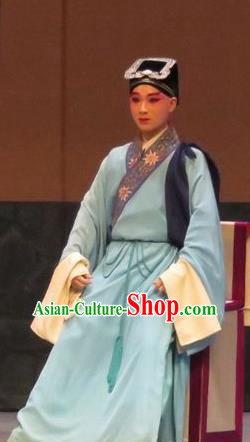 Linjiang Post Chinese Ping Opera Scholar Cui Tong Costumes and Headwear Pingju Opera Young Male Niche Apparels Clothing