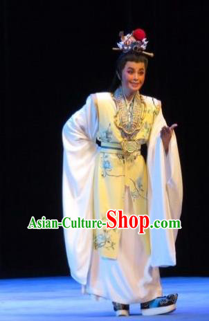 Baoyu and Daiyu Chinese Ping Opera Rich Childe Costumes and Headwear Pingju Opera Young Male Jia Baoyu Apparels Clothing