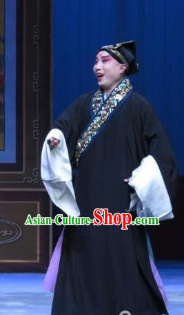 San Kan Yu Mei Chinese Ping Opera Young Male Costumes and Headwear Pingju Opera Xiaosheng Feng Jiajin Apparels Clothing