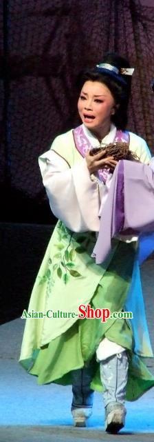 The Legend of Pearl Zhen Zhu Chuan Qi Chinese Yue Opera Xiao Sheng Costumes and Headwear Shaoxing Opera Young Male Apparels Garment