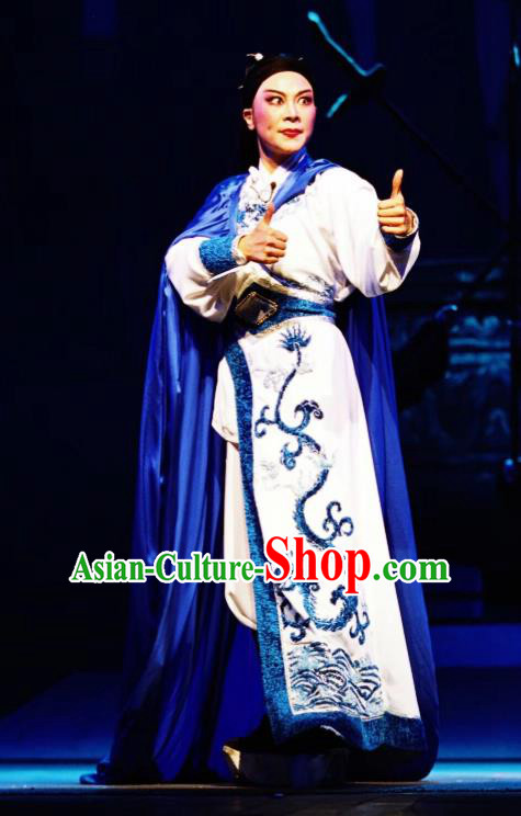 Chinese Yue Opera King of the North Young Male Costumes and Headwear Shaoxing Opera Wusheng Apparels Princess Liu Shen Garment