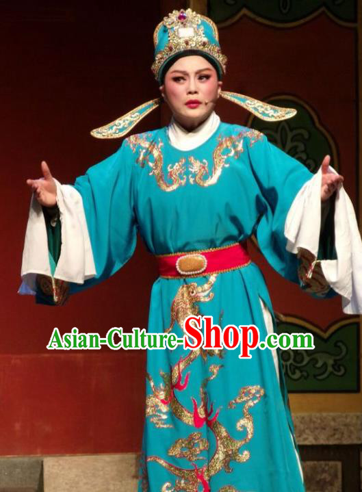 Chinese Yue Opera The Number One Scholar Is Not Love Young Male Clothing and Headwear Shaoxing Opera Xiaosheng Yang Xueyun Garment Costumes