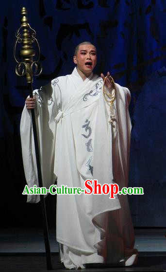 Chinese Yue Opera Young Man Garment Butterfly Love Monk Costumes Shaoxing Opera Xiaosheng Zhen Ru Apparels