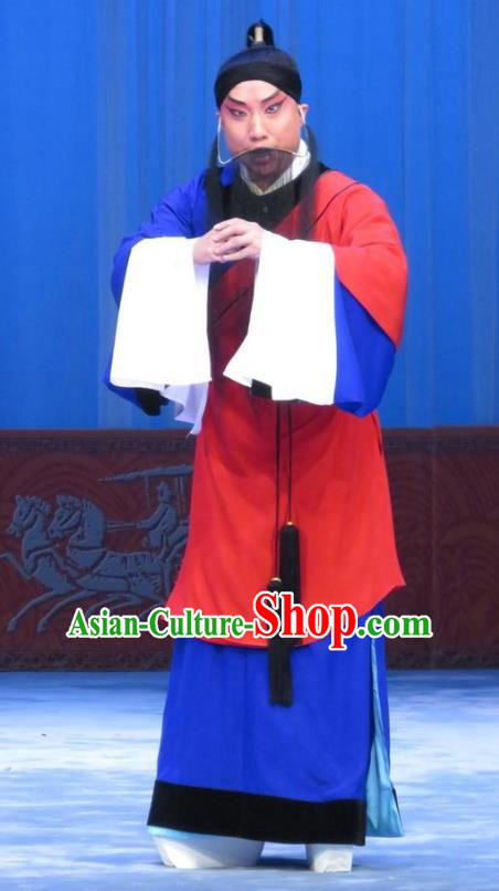 Zhou Ren Xian Sao Chinese Ping Opera Takefu Costumes and Headwear Pingju Opera Prisoner Du Wenxue Apparels Clothing