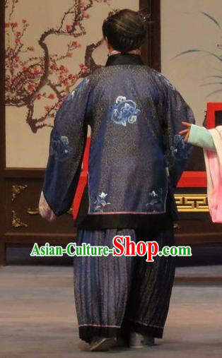 Chinese Ping Opera Elderly Female Apparels Costumes and Headpieces Southeast Fly the Peacocks Traditional Pingju Opera Pantaloon Dress Garment