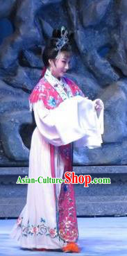 Chinese Ping Opera Hua Tan Apparels Costumes and Headpieces Tell on Sargam Traditional Pingju Opera Rich Lady Zhang Saizhu Dress Garment