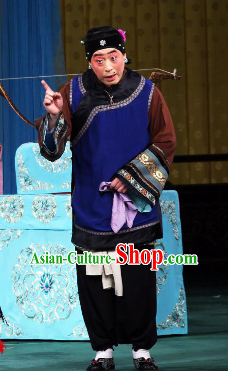 Chinese Beijing Opera Woman Matchmaker Apparels Romance of the Iron Bow Costumes and Headpieces Traditional Peking Opera Elderly Female Dress Dame Garment