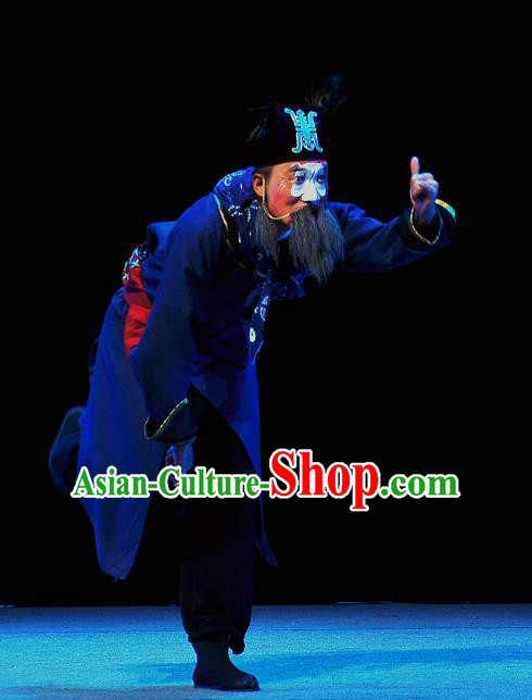 Tian Dao Xing Chinese Peking Opera Figurant Garment Costumes and Headwear Beijing Opera Runner Apparels Clothing