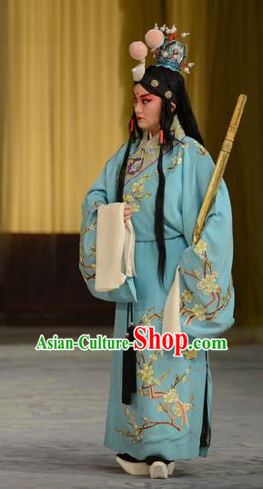 He Hou Ma Dian Chinese Peking Opera Wa Wa Sheng Garment Costumes and Headwear Beijing Opera Young Boy Apparels Prince Defang Clothing