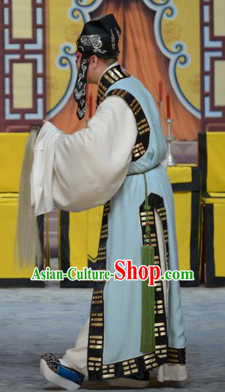 Su Xiaomei Chinese Peking Opera Scholar Liu Yuanqing Garment Costumes and Headwear Beijing Opera Niche Apparels Young Male Clothing