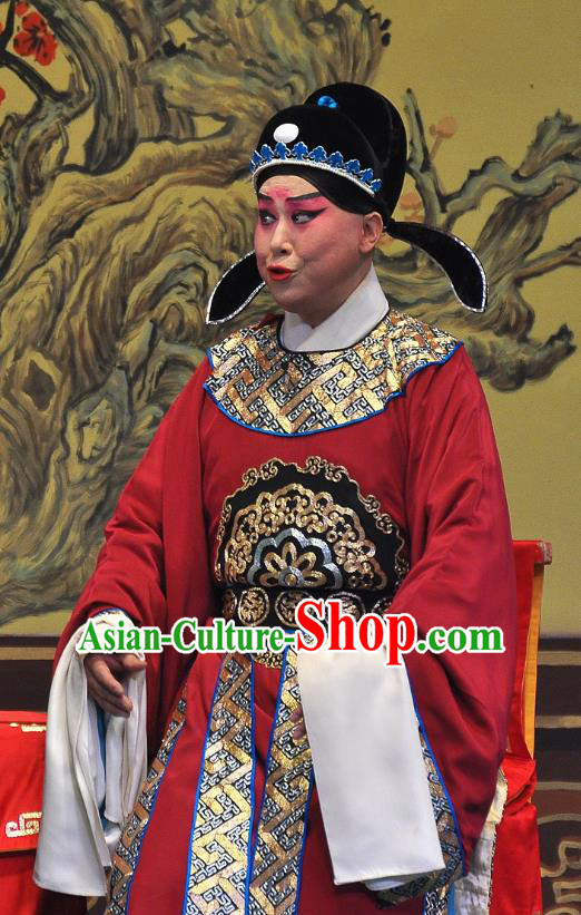 Su Xiaomei Chinese Peking Opera Niche Poet Garment Costumes and Headwear Beijing Opera Young Man Apparels Scholar Qin Guan Clothing