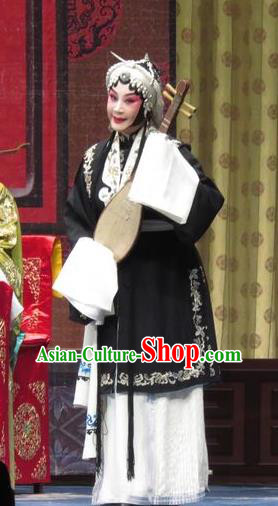 Chinese Ping Opera Tsing Yi Qin Xianglian Apparels Costumes and Headpieces Traditional Pingju Opera Distress Female Dress Garment