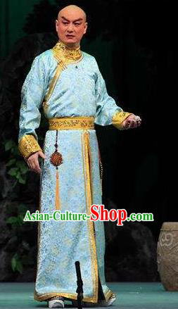 Inspector And Prince Chinese Peking Opera Young Male Garment Costumes and Headwear Beijing Opera Xiaosheng Apparels Niche Le Chun Clothing
