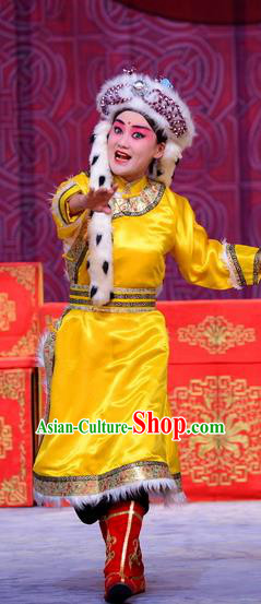 Return to the Han Dynasty Chinese Peking Opera Wa Wa Sheng Garment Costumes and Headwear Beijing Opera Young Boy Apparels Prince Clothing