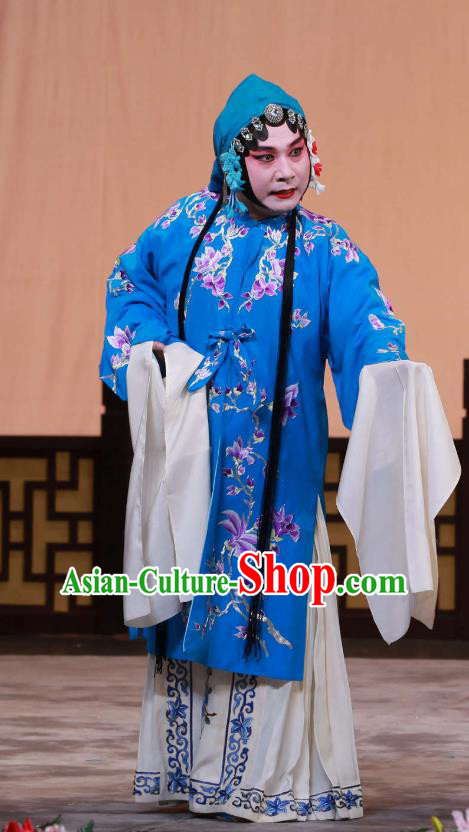 Chinese Beijing Opera Woman Apparels Chun Gui Meng Costumes and Headpieces Traditional Peking Opera Young Mistress Dress Garment