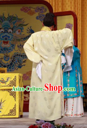 Wei Yang Palace Chinese Peking Opera Young Male Garment Costumes and Headwear Beijing Opera Xiaosheng Han Xin Apparels Clothing