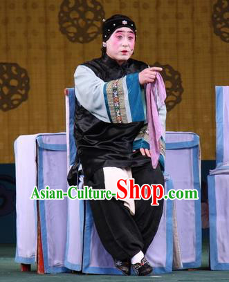 Chinese Beijing Opera Pantaloon Apparels Lv Zhu Zhui Lou Costumes and Headpieces Traditional Peking Opera Elderly Female Dress Laodan Garment