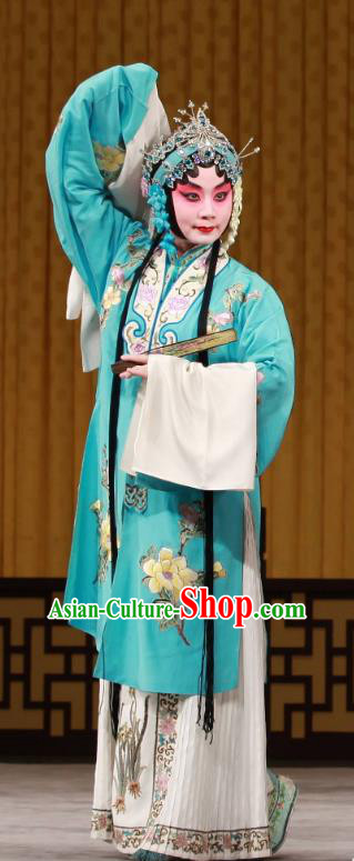 Chinese Beijing Opera Rich Lady Liu Yuyan Apparels Hua Tian Cuo Costumes and Headpieces Traditional Peking Opera Hua Tan Dress Actress Garment