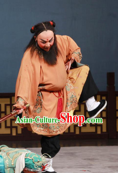 The Eight Immortals Crossing the Sea Chinese Peking Opera Han Zhongli Apparels Costumes and Headpieces Beijing Opera Taoist Priest Garment Clothing