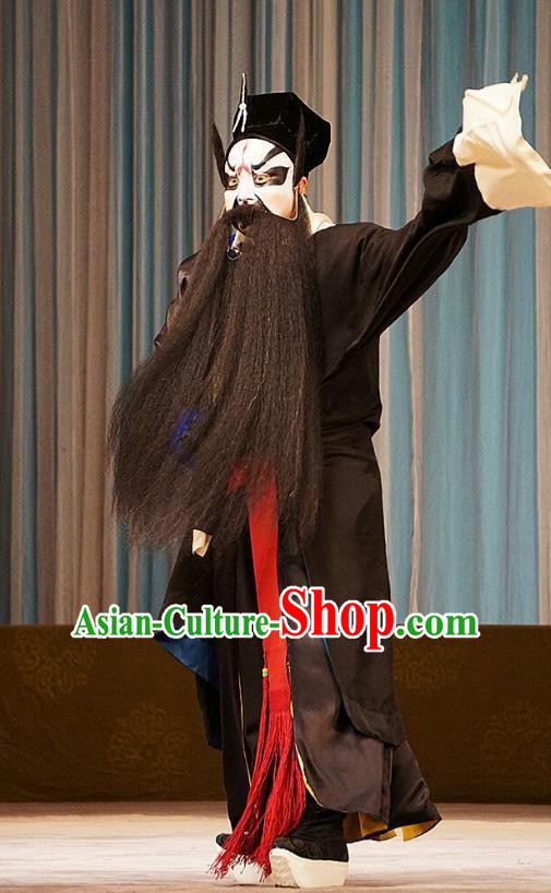 Mu Yang Juan Chinese Peking Opera Martial Male Apparels Costumes and Headpieces Beijing Opera Wusheng Garment Swordsman Clothing