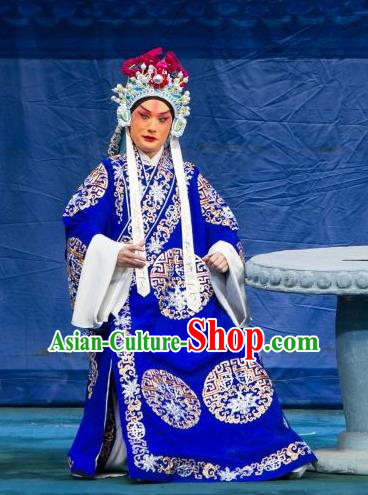 Ye Zhu Lin Chinese Peking Opera Wusheng Apparels Costumes and Headpieces Beijing Opera Martial Male Lin Chong Garment Takefu Clothing