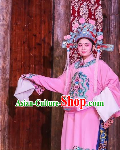 Tang Wan Chinese Peking Opera Female Consort Prince Apparels Costumes and Headpieces Beijing Opera Xiaosheng Garment Scholar Clothing