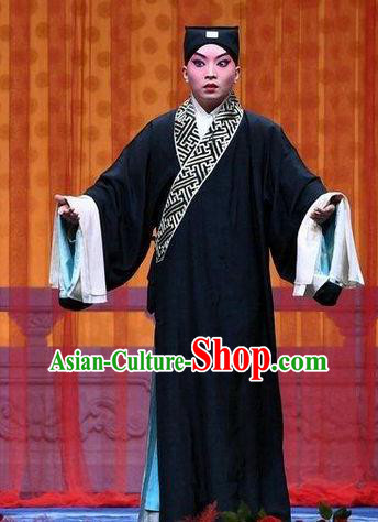 Jie Mei Yi Jia Chinese Peking Opera Scholar Mao Ji Apparels Costumes and Headpieces Beijing Opera Young Male Garment Xiaosheng Clothing