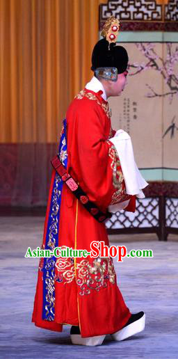 The Jade Hairpin Chinese Peking Opera Scholar Zhao Qixian Apparels Costumes and Headpieces Beijing Opera Xiaosheng Garment Young Male Clothing