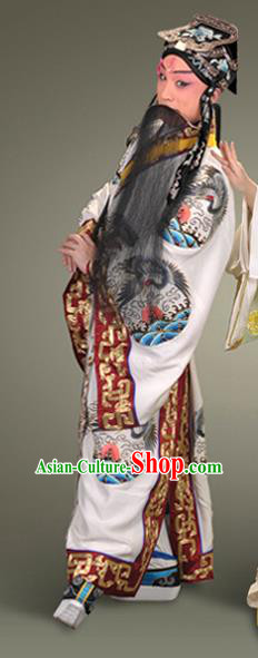 Ma Gu Xian Shou Chinese Peking Opera Laosheng Apparels Costumes and Headpieces Beijing Opera Old Man Garment Taoist Lv Dongbin Clothing