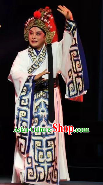 Chang Le Wei Yang Chinese Peking Opera Young Male Apparels Costumes and Headpieces Beijing Opera Wusheng Garment General Han Xin Clothing