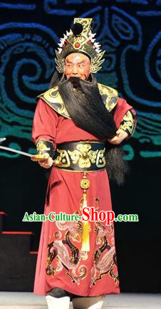 Chang Le Wei Yang Chinese Peking Opera General Chen Xi Apparels Costumes and Headpieces Beijing Opera Martial Male Garment Military Official Clothing