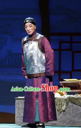 Da Sheng Kui Chinese Peking Opera Merchant Apparels Costumes and Headpieces Beijing Opera Young Male Garment Clothing