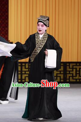 Chinese Peking Opera Scholar Zhang Shaolian Apparels Costumes and Headpieces Beijing Opera Young Male Garment Niche Clothing
