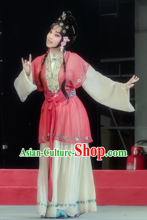 Chinese Sichuan Opera Young Beauty Costumes and Hair Accessories Traditional Peking Opera Hua Tan Dress Diva Liu Yuzhi Apparels