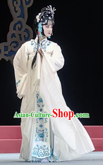 Chinese Sichuan Opera Diva Liu Yuzhi Costumes and Hair Accessories Traditional Peking Opera Hua Tan Dress Young Beauty Apparels