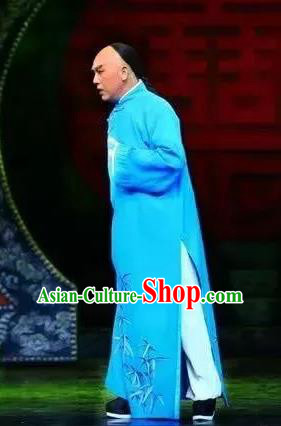 Jin E Chinese Ping Opera Qing Dynasty Xiaosheng Garment Costumes and Headwear Pingju Opera Young Male Apparels Clothing