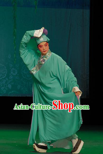 The Legend of White Snake Chinese Sichuan Opera Niche Apparels Costumes and Headpieces Peking Opera Young Male Garment Xiaosheng Xu Xian Clothing