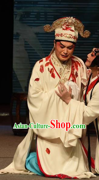 Li Yaxian Chinese Sichuan Opera Childe Zheng Yuanhe Apparels Costumes and Headpieces Peking Opera Young Male Garment Xiaosheng Clothing