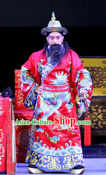 Sheng Si Pai Chinese Sichuan Opera Lord Apparels Costumes and Headpieces Peking Opera Royal Highness Garment Clothing