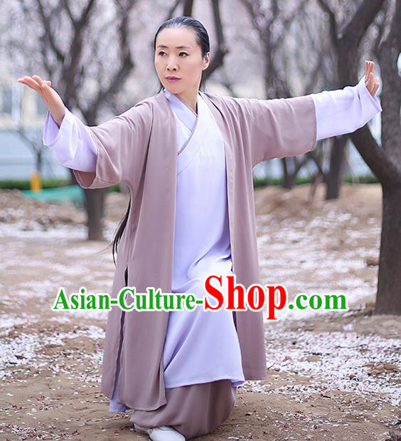 Chinese Traditional Professional Martial Arts Performance Costume Top Grade Tai Ji Training Uniforms Tai Chi Competition Outfits