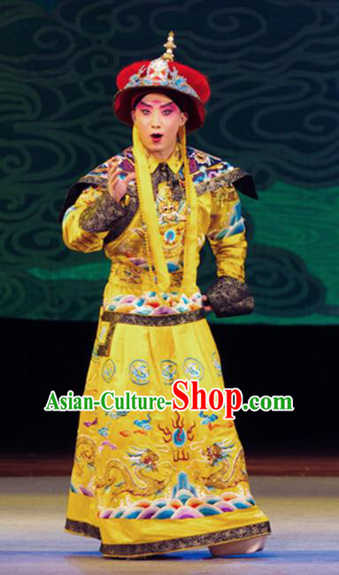 Xiang Jiuxiao Chinese Peking Opera Xiaosheng Garment Costumes and Headwear Beijing Opera Young Male Apparels Emperor Guangxu Clothing