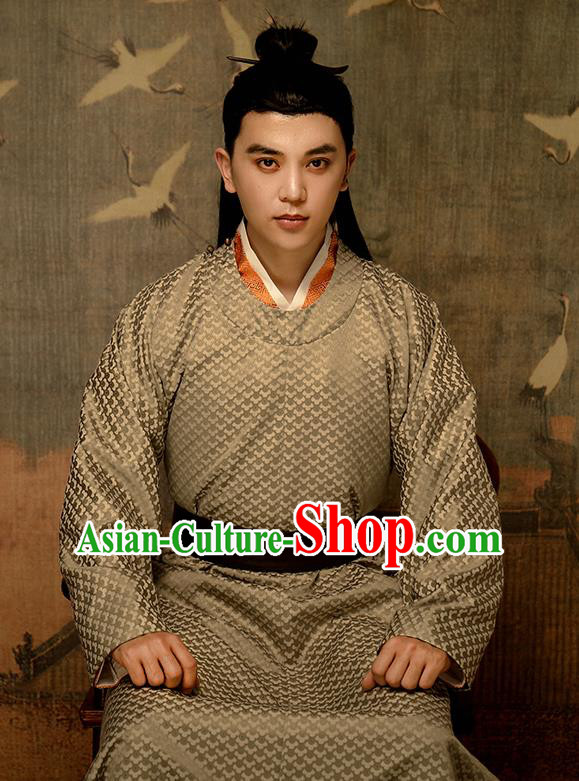 Chinese Traditional Song Dynasty Noble Childe Hanfu Clothing Ancient Drama Historical Costumes Scholar Garment