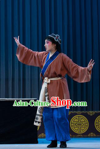 Shattered Crypt Chinese Sichuan Opera Livehand Apparels Costumes and Headpieces Peking Opera Wa Wa Sheng Garment Young Boy Clothing